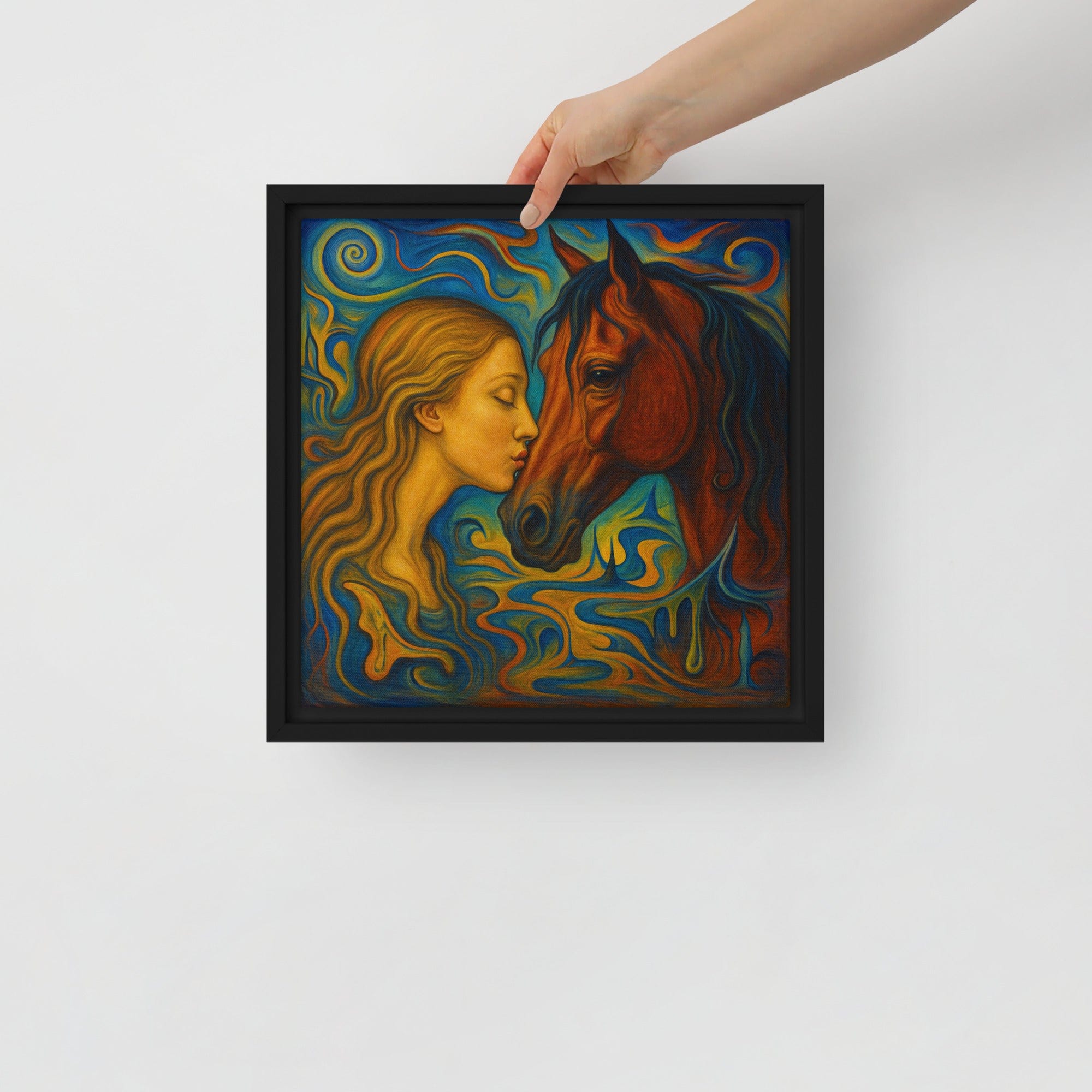 Toile encadrée 12″×12″ Laurent Hassid Studio