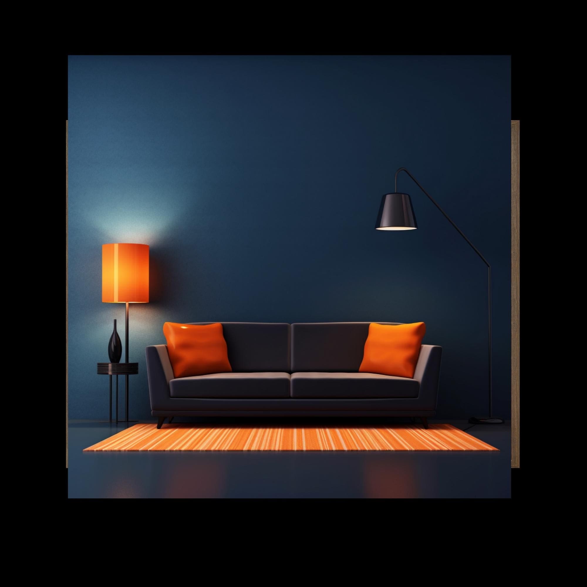 Toile encadrée Marron / 18″×24″ Laurent Hassid