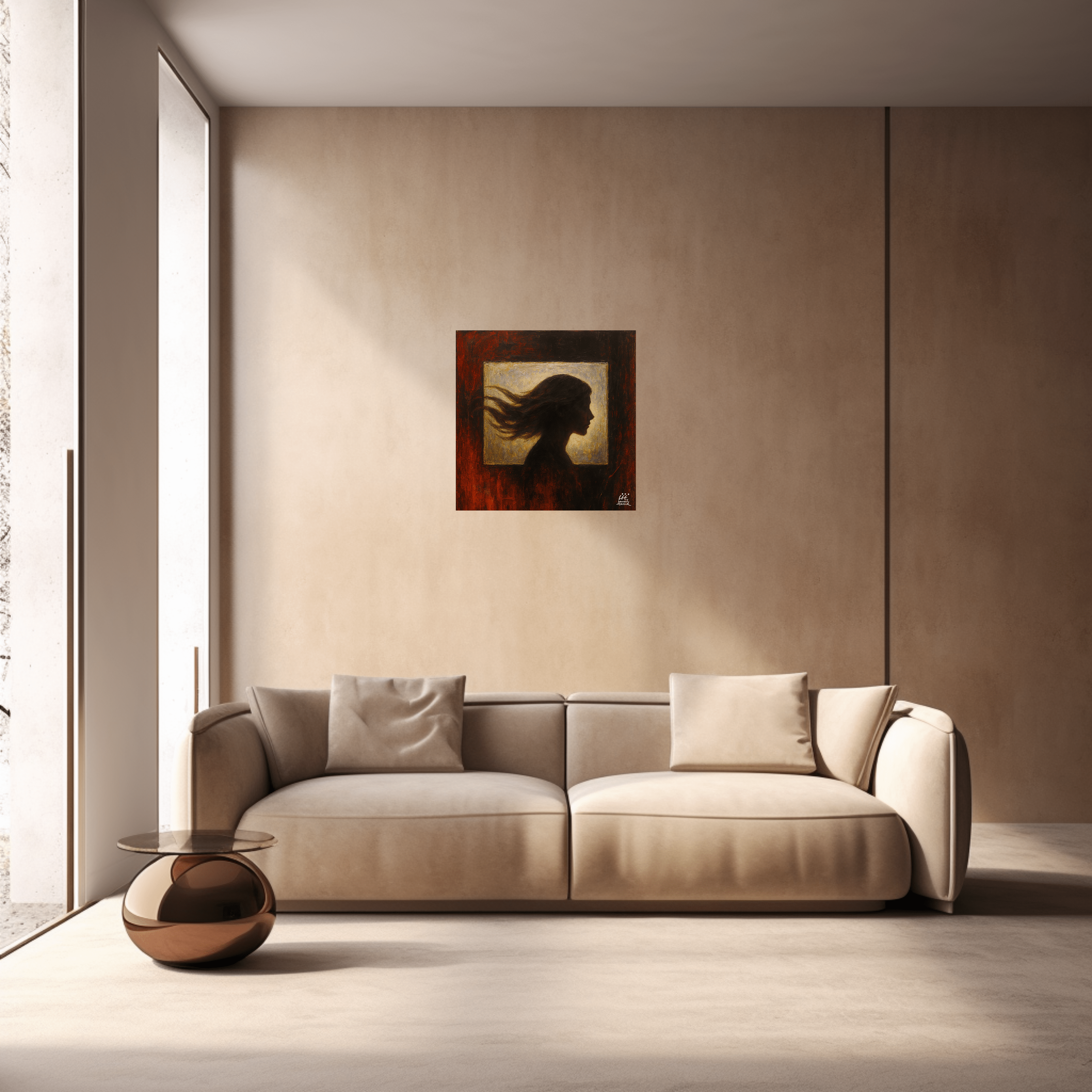 Toile encadrée | Présences Invisibles n°1 Toile encadrée 16″×16″ Laurent Hassid