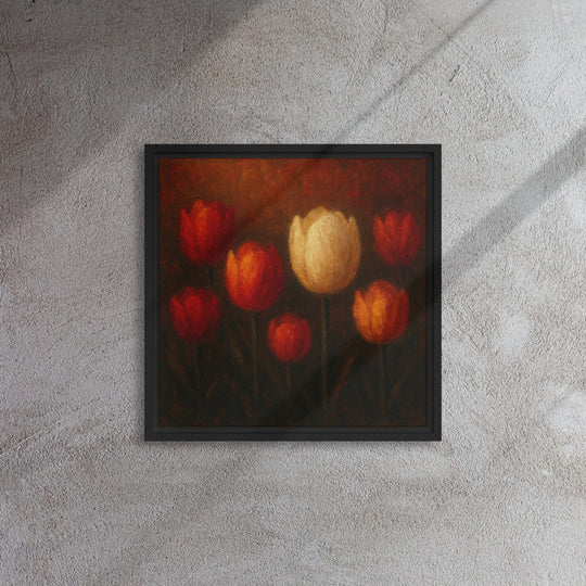 Toile encadrée - "L’Unique" - Just Flowers